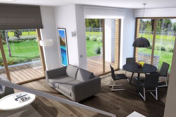  Projekt domu E-206 (WAX1126) - projekt domu z pełnym piętrem - Zdjęcie 3