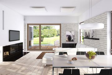  Projekt domu E-213 (WAX1117) - projekt domu parterowego z poddaszem - Zdjęcie 4