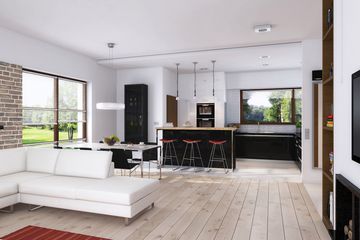  Projekt domu E-243 (WAX1145) - projekt domu parterowego - Zdjęcie 5