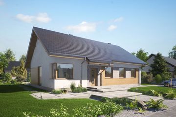  Projekt domu Domena 103 C2 (WRW1345) - projekt domu parterowego - Zdjęcie 5