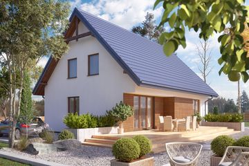  Projekt domu Arion 2 (BSA2269) - projekt domu parterowego z poddaszem - Zdjęcie 1