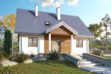  Projekt domu Arion 2 (BSA2269) - projekt domu parterowego z poddaszem - Zdjęcie 3