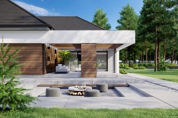  Projekt domu HomeKoncept 26 wariant 06 (KRX1116) - projekt domu parterowego - Zdjęcie 7