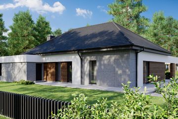  Projekt domu HomeKoncept 26 wariant 06 (KRX1116) - projekt domu parterowego - Zdjęcie 11