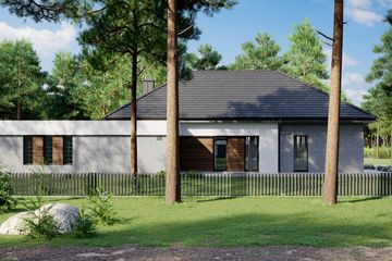  Projekt domu HomeKoncept 26 wariant 06 (KRX1116) - projekt domu parterowego - Zdjęcie 12