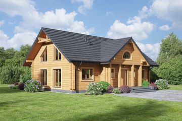  Projekt domu Chmielów dw 11 (KRP2370) - projekt domu parterowego - Zdjęcie 1