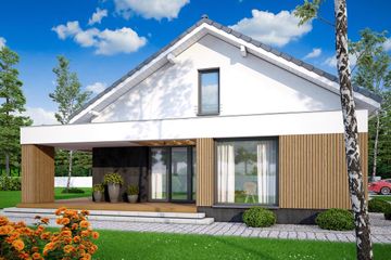  Projekt domu Papaja (WOF1137) - projekt domu parterowego - Zdjęcie 5