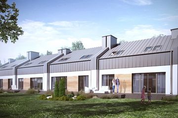  Projekt domu MJS-103 Szeregowy (WBD1001) - projekt domu parterowego z poddaszem - Zdjęcie 4