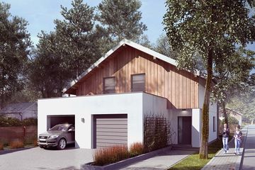  Projekt domu MJS-102 Dwurodzinny (WBD1004) - projekt domu parterowego z poddaszem - Zdjęcie 1