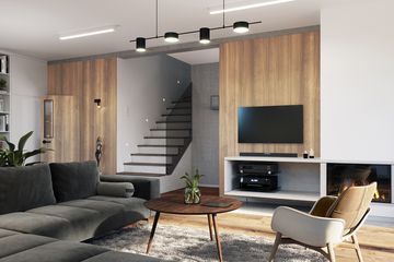  Projekt domu E-207 (WAX1113) - projekt domu parterowego z poddaszem - Zdjęcie 4