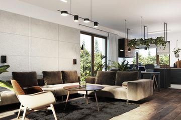  Projekt domu E-208 (WAX1114) - projekt domu parterowego z poddaszem - Zdjęcie 3