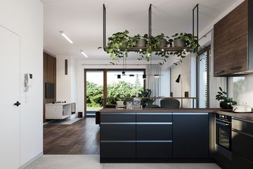  Projekt domu E-208 (WAX1114) - projekt domu parterowego z poddaszem - Zdjęcie 7