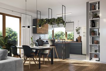  Projekt domu E-211 (WAX1115) - projekt domu parterowego z poddaszem - Zdjęcie 5