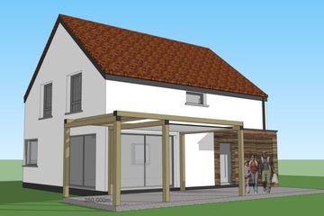  Projekt domu eko Typowy 9 (KKE1009) - projekt domu parterowego z poddaszem - Zdjęcie 6