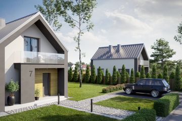  Projekt domu eko Typowy 48 (KKE1047) - projekt domu parterowego z poddaszem - Zdjęcie 3