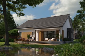  Projekt domu Eco 36 (WOZ1042) - projekt domu parterowego - Zdjęcie 3