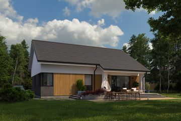  Projekt domu Eco 36 (WOZ1042) - projekt domu parterowego - Zdjęcie 4