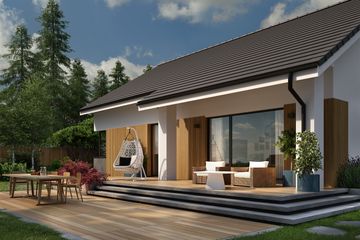  Projekt domu Eco 36 (WOZ1042) - projekt domu parterowego - Zdjęcie 5