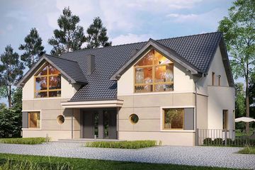  Projekt domu Maxima Nova 2 (WRN1459) - projekt domu parterowego z poddaszem - Zdjęcie 1