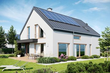  Projekt domu DomStudio 08B (KCD1009) - projekt domu parterowego z poddaszem - Zdjęcie 3