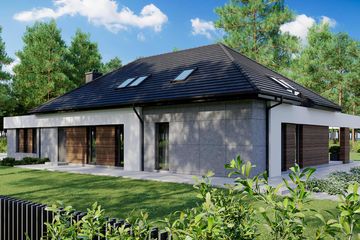  Projekt domu HomeKoncept 26 wariant 10 (KRX1118) - projekt domu parterowego - Zdjęcie 5