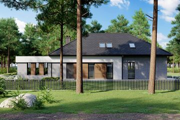  Projekt domu HomeKoncept 26 wariant 10 (KRX1118) - projekt domu parterowego - Zdjęcie 6