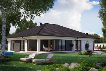  Projekt domu Ka23 war.4 M (PKT1138) - projekt domu parterowego - Zdjęcie 2