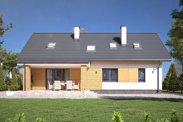  Projekt domu Sekwana (BSA2156) - projekt domu parterowego z poddaszem - Zdjęcie 6