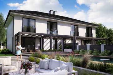  Projekt domu KA123 (PKT1141) - projekt domu z pełnym piętrem - Zdjęcie 2