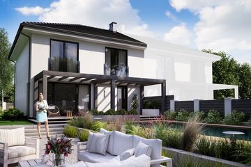  Projekt domu KA123 S (PKT1142) - projekt domu z pełnym piętrem - Zdjęcie 2