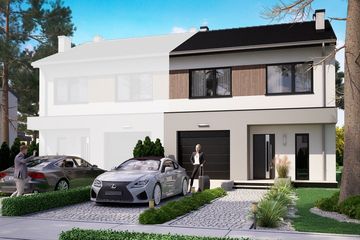  Projekt domu KA124 S (PKT1144) - projekt domu z pełnym piętrem - Zdjęcie 1