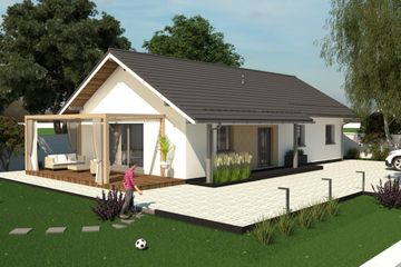  Projekt domu eko Typowy 49 (KKE1048) - projekt domu parterowego - Zdjęcie 3