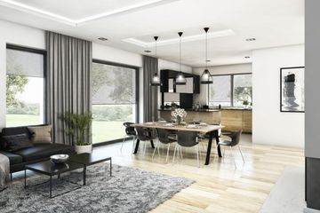  Projekt domu Dostępny D45 wariant III (WWB1081) - projekt domu parterowego - Zdjęcie 4