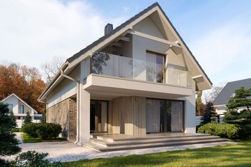  Projekt domu Anako (BSE1171) - projekt domu parterowego z poddaszem - Zdjęcie 2