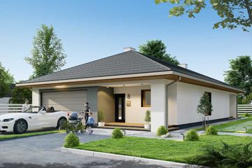  Projekt domu Narodziny Gwiazdy 1A (WRD2867) - projekt domu parterowego - Zdjęcie 3