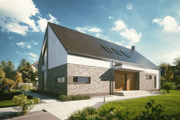  Projekt domu Domena 130 C (WRW1347) - projekt domu parterowego - Zdjęcie 2