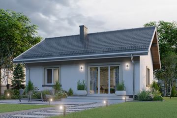  Projekt domu APS 244 (LUA1301) - projekt domu parterowego - Zdjęcie 4