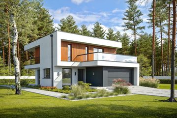  Projekt domu Logiczny D72 (WWB1083) - projekt domu z pełnym piętrem - Zdjęcie 3