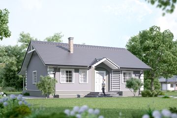  Projekt domu Olga 2 (WAN1041) - projekt domu parterowego - Zdjęcie 1