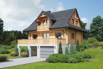  Projekt domu Jaworzynka dw 15 (KRP2380) - projekt domu parterowego z poddaszem - Zdjęcie 2