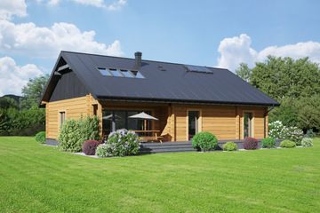  Projekt domu Rostowo dw (KRP2386) - projekt domu parterowego - Zdjęcie 2