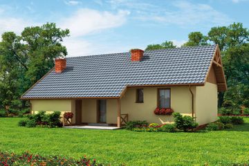  Projekt domu Bergamo 2 C dom mieszkalny, całoroczny (SLN2679) - projekt domu parterowego - Zdjęcie 2