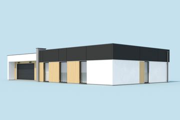  Projekt domu Santa Rosa 2 podpiwniczenie (SLN2689) - projekt domu parterowego - Zdjęcie 2