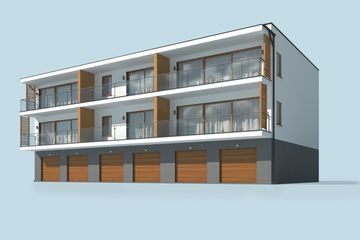  Projekt budynku wielorodzinnego San Pedro 2 - budynek wielorodzinny z balkonami (SLN2691) - projekt budynku wielokondygnacyjne - Zdjęcie 4