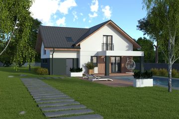  Projekt domu Sej-pro 046 energo (ELW1025) - projekt domu parterowego z poddaszem - Zdjęcie 2