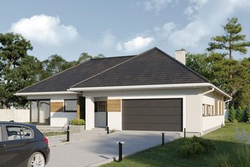  Projekt domu Tymoteusz Rex (1691) (KRD2831) - projekt domu parterowego - Zdjęcie 3