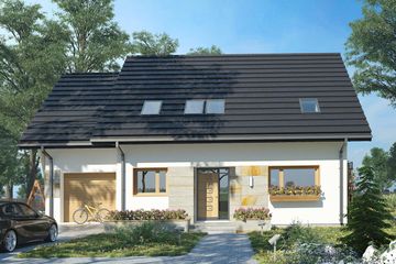  Projekt domu Sambor Alter (1690) (KRD2832) - projekt domu parterowego z poddaszem - Zdjęcie 2
