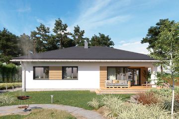  Projekt domu Lena Rex (1687) (KRD2837) - projekt domu parterowego - Zdjęcie 3