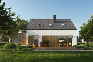  Projekt domu Eco 37 (WOZ1043) - projekt domu parterowego z poddaszem - Zdjęcie 2