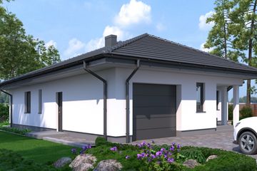  Projekt domu Sej-pro 014/1 energo (ELW1032) - projekt domu parterowego - Zdjęcie 3